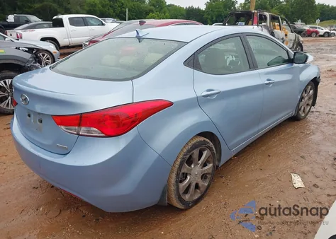 2012 Hyundai Elantra Limited (Ulsan Plant) from USA, damaged, VIN KMHDH4AE0CU254893